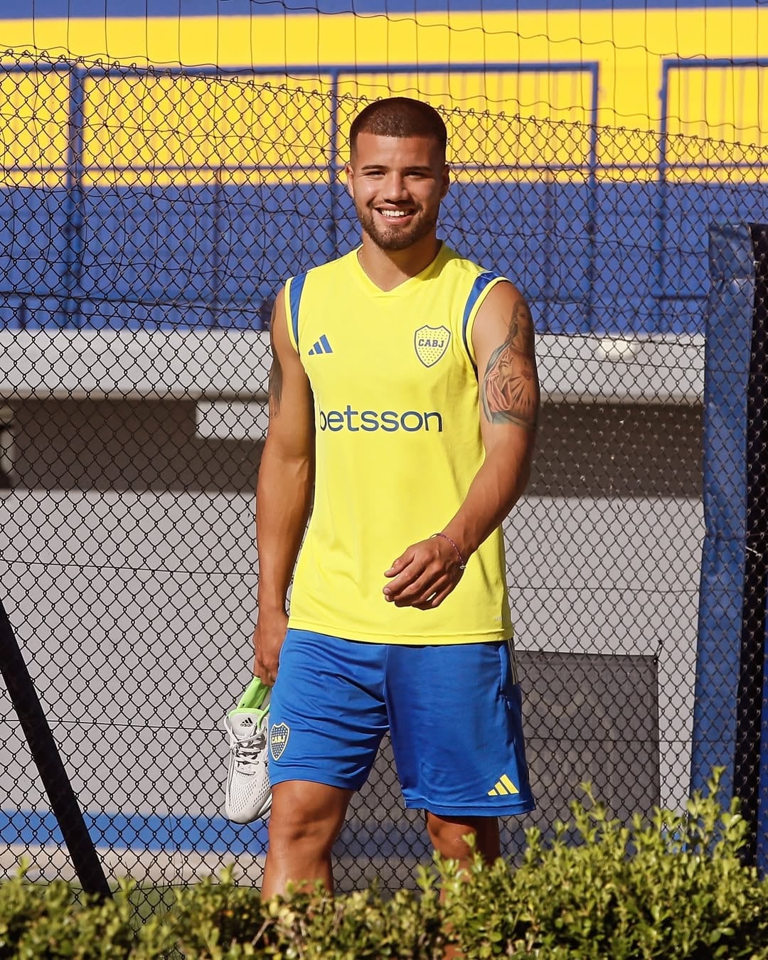 El Chelo Weigandt, uno de los futbolistas que Boca pretende ceder