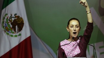 La aspirante a la presidencia