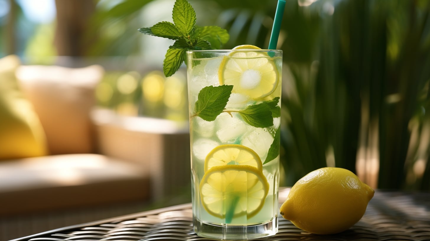 La menta combina beneficios para la salud y un sabor agradable cuando se añade a bebidas como el mate o la limonada (Imagen ilustrativa Infobae)