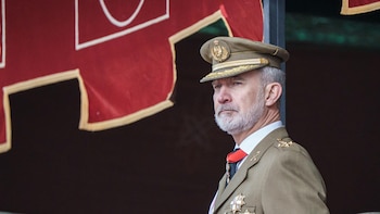 El rey Felipe VI realiza este martes una visita a la flotilla de aeronaves de la Armada en la Base Naval de Rota