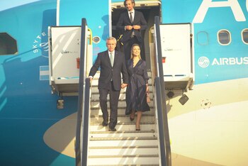 Argentina's President Alberto Fernandez and