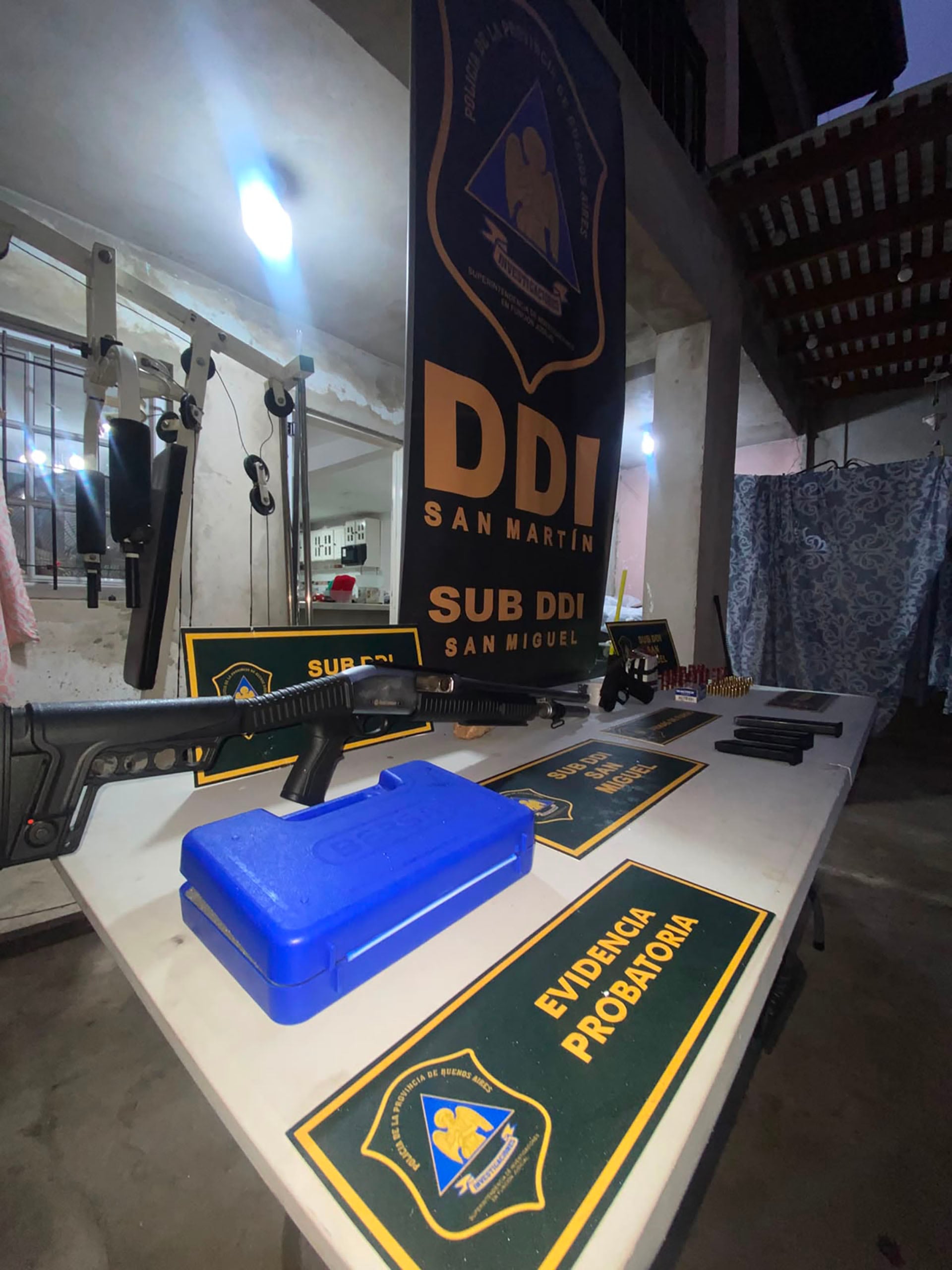 En el operativo secuestraron armas y municiones