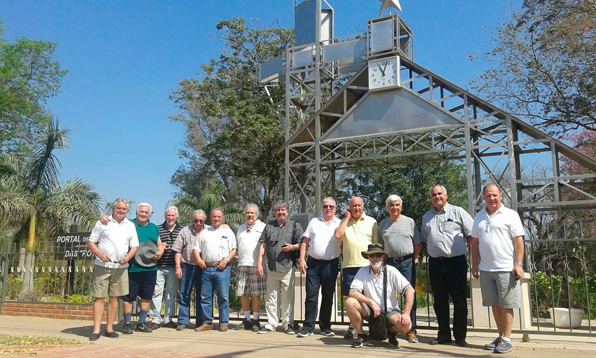 En Filadelfia, Paraguay, visitando las colonias menonitas