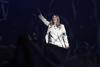 La candidata presidencial Paloma Valencia, del Centro Democrático, reconoció que la inseguridad a la que se enfrentan los aspirantes es real y seria - crédito Iván Valencia/AP