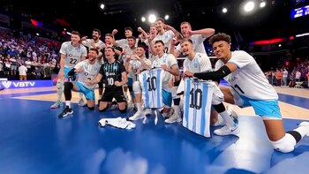 La selección argentina de vóley