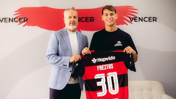 La presentación de Joaquín Freitas en Flamengo tras dejar River Plate: “Es un club gigante”