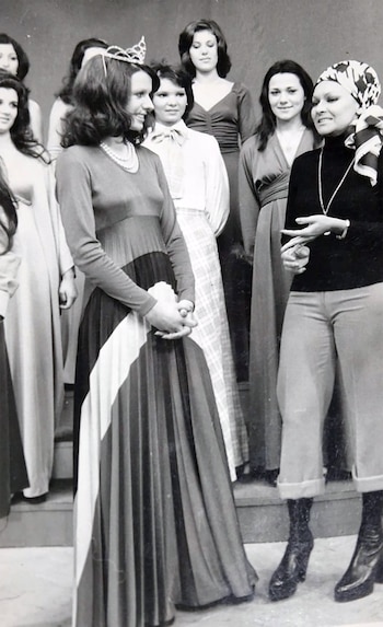 Teresa Reale junto a Ethel