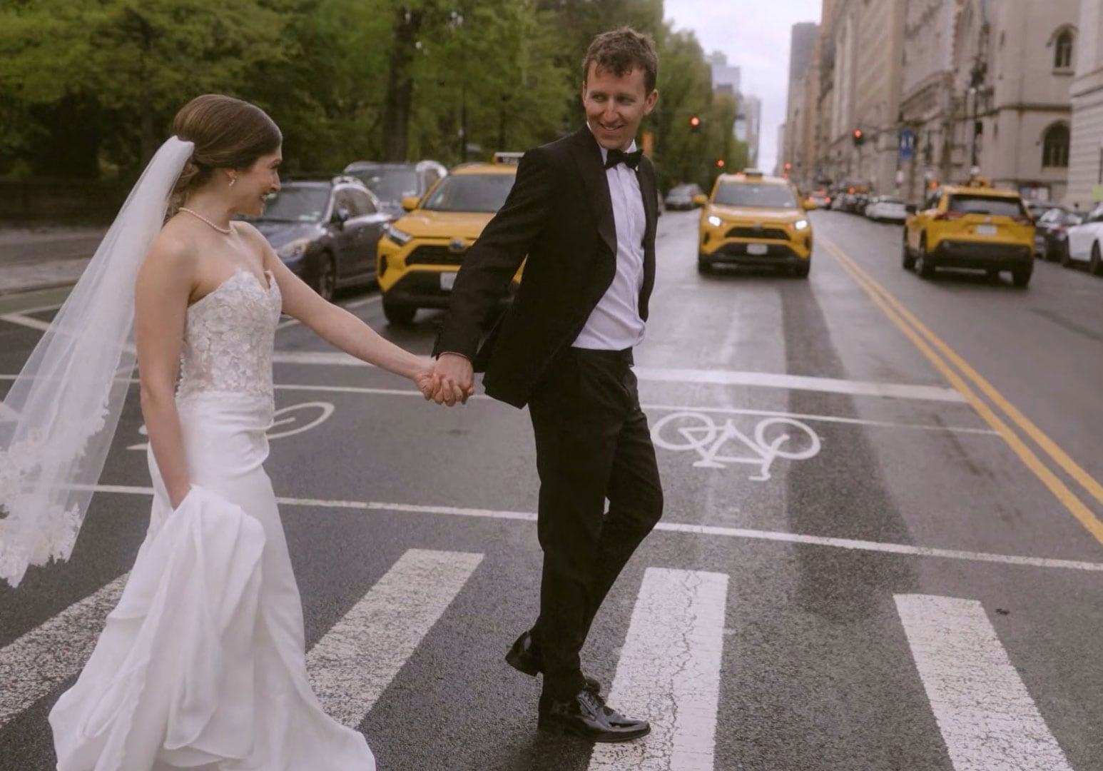 Una foto de la boda de Patrick y Lindsay Clancy