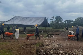 La Zona de Ubicación Temporal en Putumayo fue autorizada por el Gobierno para concentrar a integrantes de la CNEB en el marco de los acuerdos alcanzados en la mesa de paz. - crédito Cortesía delegación del Gobierno