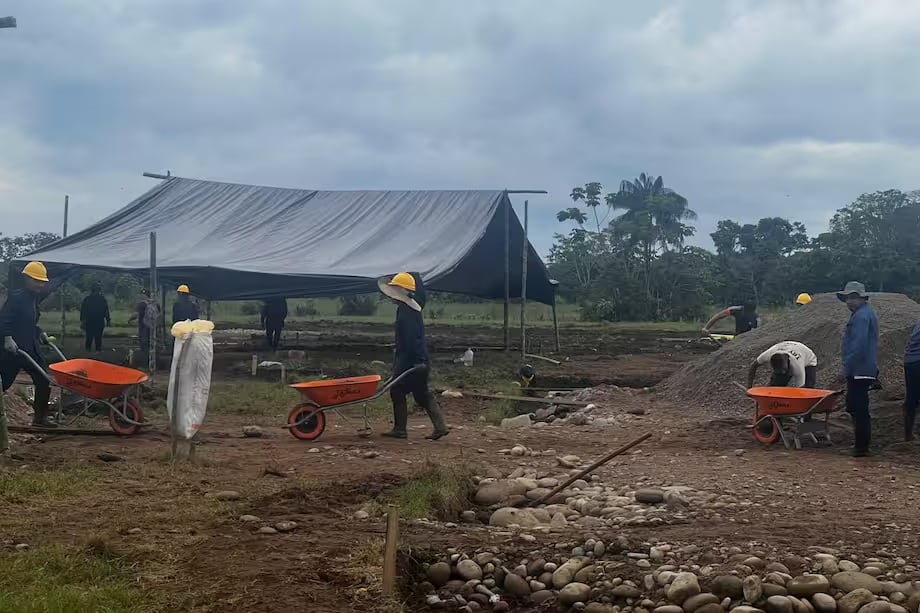 La Zona de Ubicación Temporal en Putumayo fue autorizada por el Gobierno para concentrar a integrantes de la CNEB en el marco de los acuerdos alcanzados en la mesa de paz. - crédito delegación del Gobierno