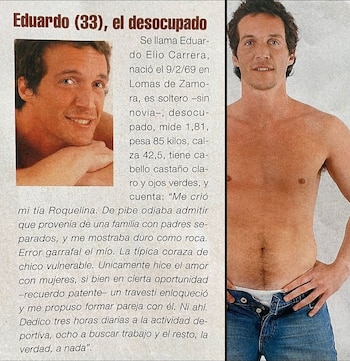 Eduardo Carrera posa para una