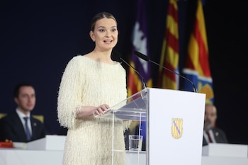 29/02/2024 La presidenta del Govern, Marga Prohens, pronuncia el discurso de clausura del acto de entrega de los premios Ramon Llull y la Medalla de Oro.
SOCIEDAD ISLAS BALEARES ESPAÑA EUROPA PALMA DE MALLORCA POLÍTICA
ISAAC BUJ/EUROPA PRESS