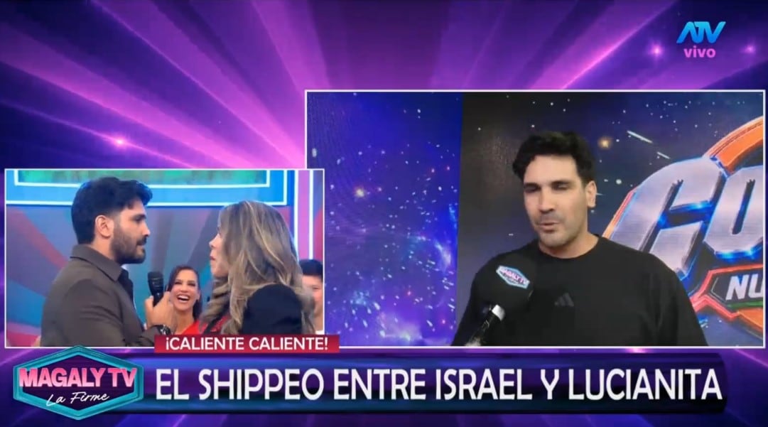 Luciana Roy confiesa que Israel Dreyfus le gusta y él responde: “Hubo mucha química”. Captura: Magaly TV La Firme.