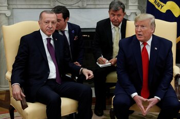 Donald Trump y Tayyip Erdogan