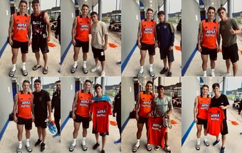 James Rodríguez se tomó fotos