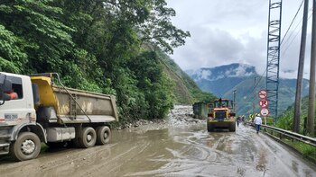 Cierre en la vía Bogotá-Villavicencio