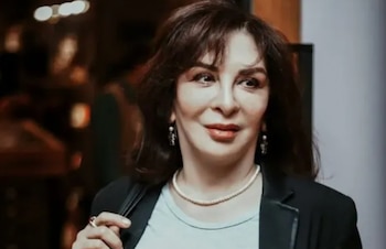 La actriz iraní Afsané Bayeghan