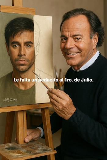Julio Iglesias toma con buen