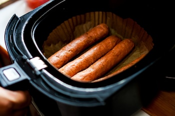 Receta de salchichas en freidora