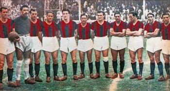 Los 11 titulares de San Lorenzo ante la selección de Portugal (Crédito: Captura de video)