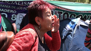 La protesta de seguidores de Evo Morales al ente electoral de Bolivia