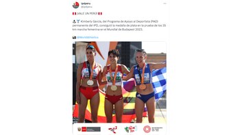 IPD saludó a Kimberly García