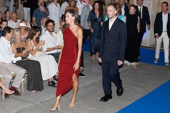 La reina Letizia durante la clausura de la 16ª edición del “Atlàntida Mallorca Film Fest 2025. EFE