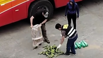 No eran plátanos, sino armas