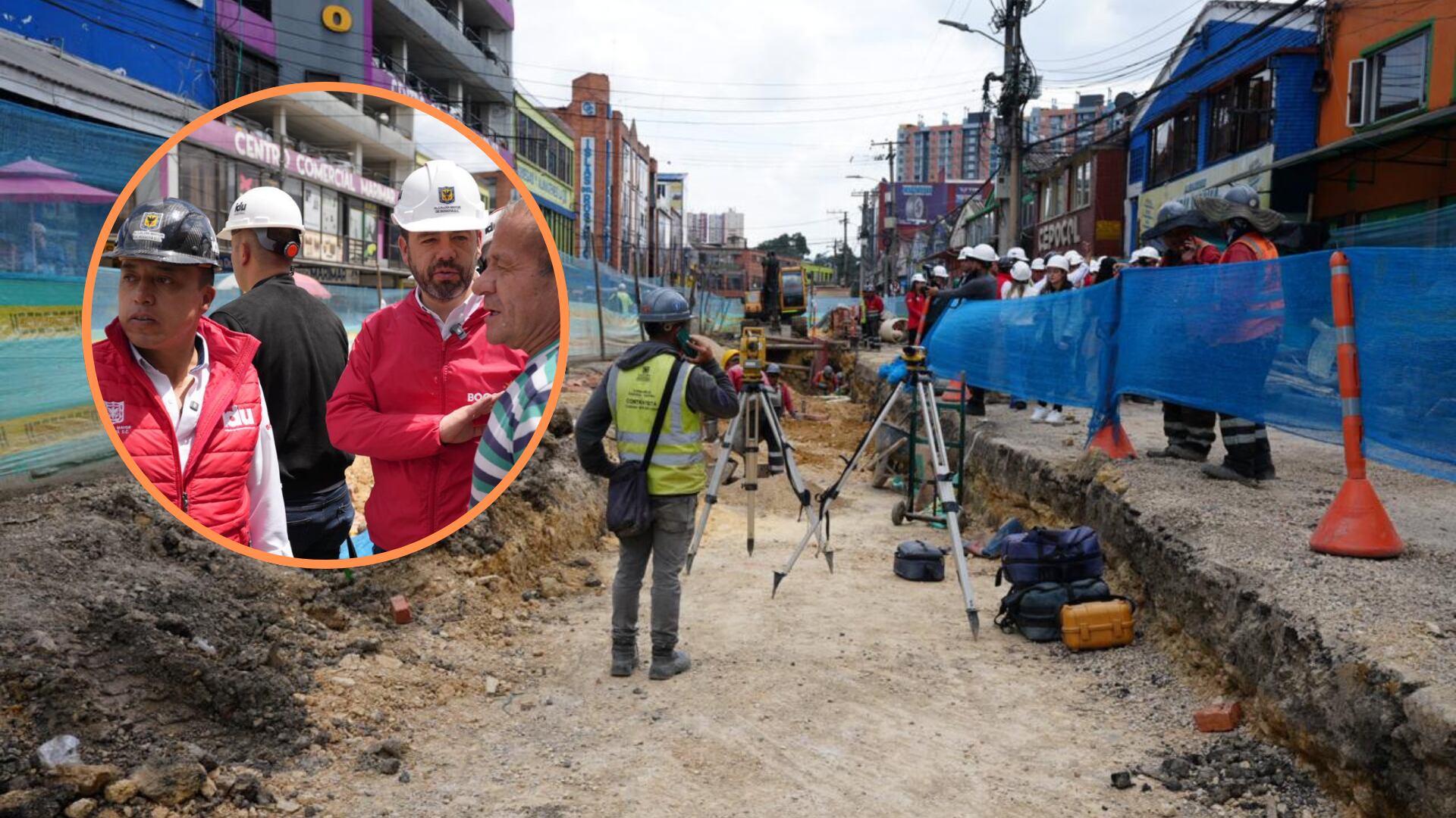 En Semana Santa, Alcalde Galán verifica avances de obras deValorización - crédito IDU