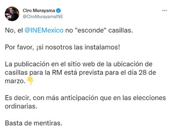Murayama detalló que los ciudadanos