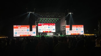 Con Fito Páez, David Lebón y Pedro Aznar: así comenzó una nueva edición de la Fiesta Nacional de la Flor