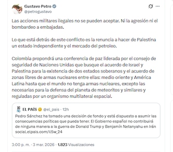 O presidente Gustavo Petro recusou