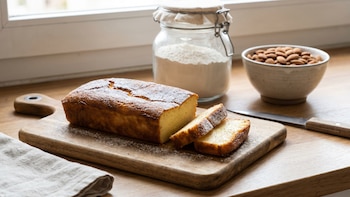 Receta de budín de harina de almendras, rápida y fácil