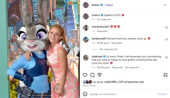 Shakira recordó su experiencia grabando