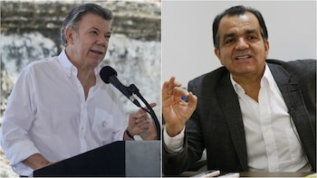 Santos logró una remontada histórica al revertir una desventaja inicial y superar a Óscar Iván Zuluaga por más de 900.000 votos en el balotaje - crédito Colprensa