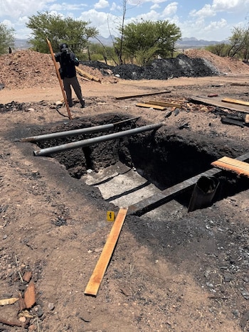 Parte de lo hallado en