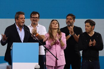 Massa al reconocer la derrota.