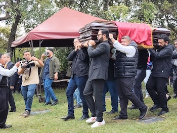 Funeral de Juan Francisco Solórzano Foppa, ex fiscal y abogado de Guatemala
