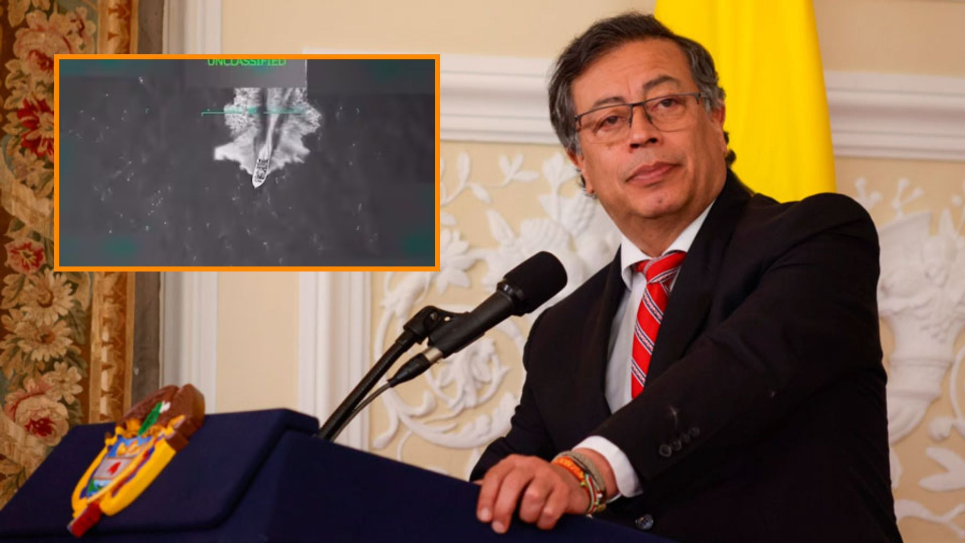 El presidente Gustavo Petro cuestionó nuevamente los ataques por parte de tropas estadounidenses a lanchas en el Mar Caribe - crédito Presidencia de Colombia/Captura de Pantalla