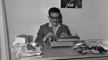 García Márquez, joven, en su