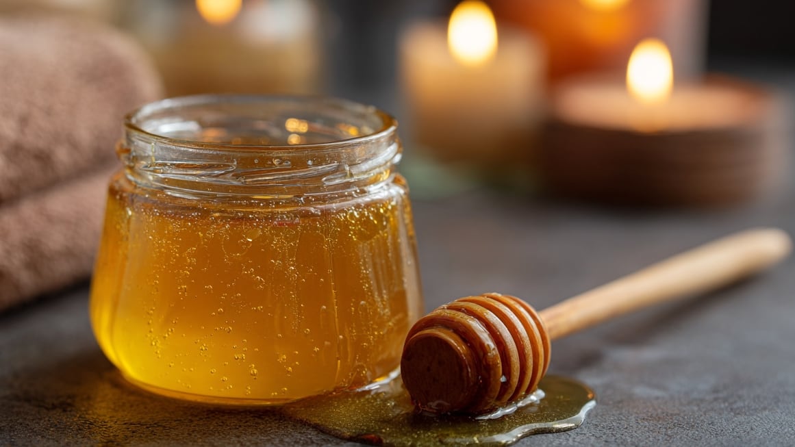 La miel destaca como remedio natural por sus propiedades antibacterianas y su capacidad para aliviar la irritación de la garganta (Imagen Ilustrativa Infobae)