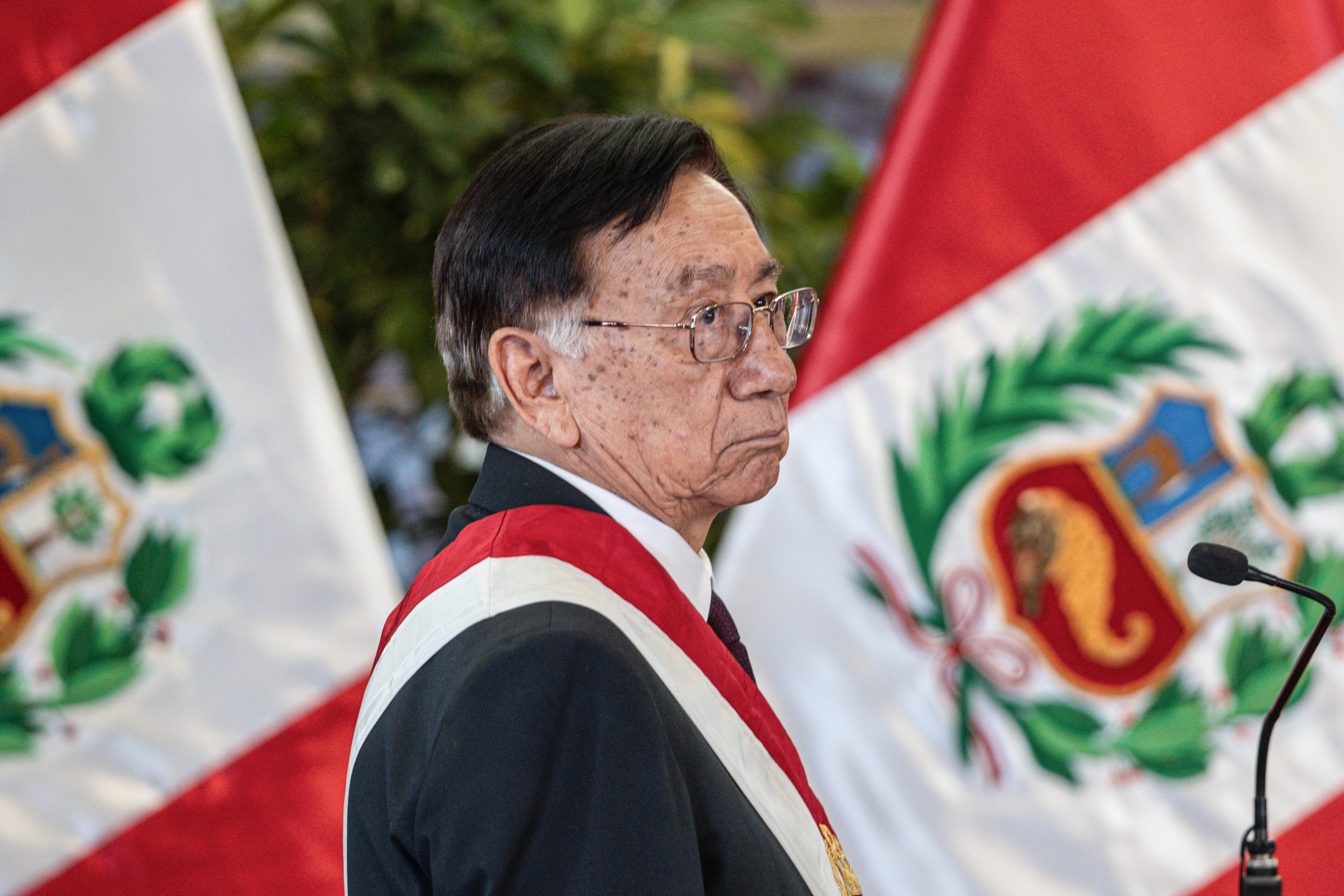 Fotografía de archivo del presidente interino de Perú, José María Balcázar. EFE/ John Reyes Mejia