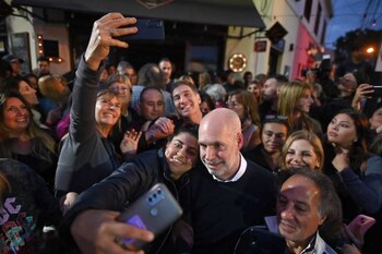 En modo campaña, Rodríguez Larreta