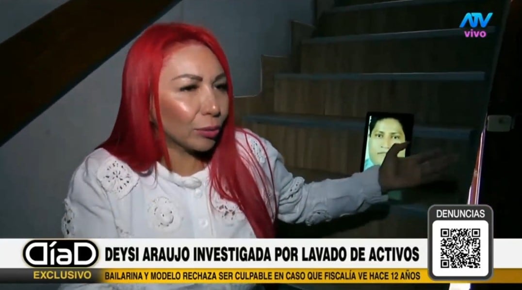 Deysi Araujo niega haber recibido dinero del narcotráfico: “No hay depósitos”. Captura: Día D.