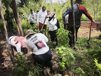Alma Rosa Rojo, una de las voces de las familias que buscan a sus desaparecidos en Sinaloa.
