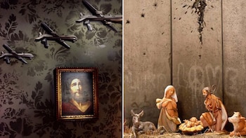 Obras de Banksy en el