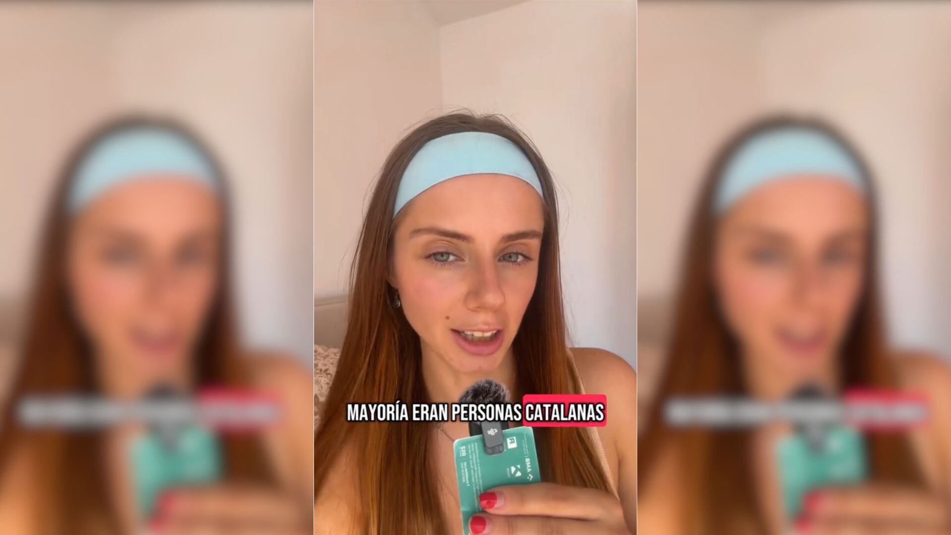 Anastasia Victoria en su vídeo de TikTok (@anastasiavictoriav / TikTok)