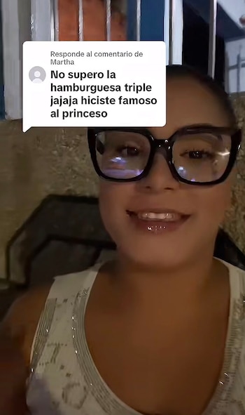 La joven contó su versión de la famosa salida, negó haber actuado con mala intención y cuestionó que la señalaran en redes por un pedido que, según ella, era completamente normal - crédito @kerstinguenther/tiktok