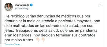 La concejal de Bogotá habló