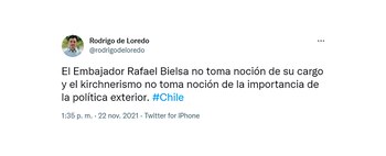 La opinión de De Loredo